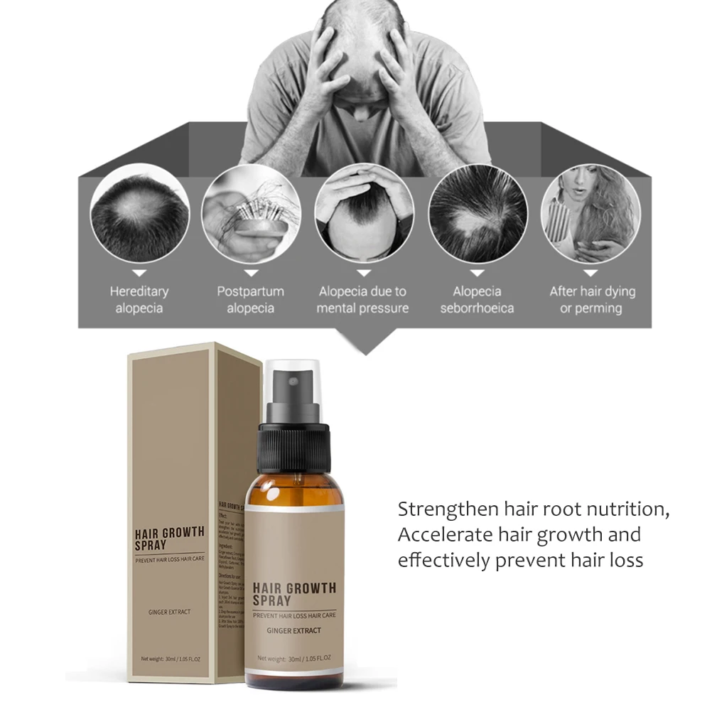 

20ml Anti Hair Loss Hair Growth Essence Oil Spray Essence Natural Accelerate Hair Growth Oil Care Styling Products