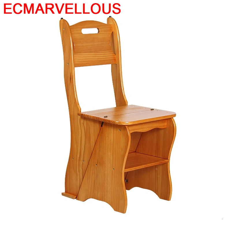 Dobravel Tangga Lipat Детские табулеты для ванной комнаты складываемые Cocina Escalera Madera стул