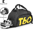 Сумка для спортзала, сумки для фитнеса, мужская и женская тренировочная сумка, водонепроницаемый портативный спортивный рюкзак для йоги и спортзала, дорожная сумка с чехлом для обуви T60