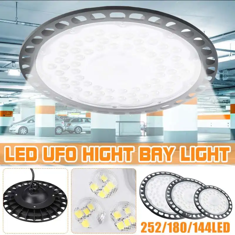 

Ultraslim 200/300/500W UFO LED High Bay Lights Waterproof IP65 Commercial Industrial Lighting Warehouse Led High Bay Lamp