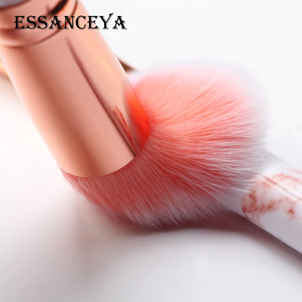 ESSANCEYA 7/10/20 шт. Мрамор шаблон кисти для макияжа для косметики пудра основа, тени для век, набор кисточек для макияжа Красота инструменты Наборы