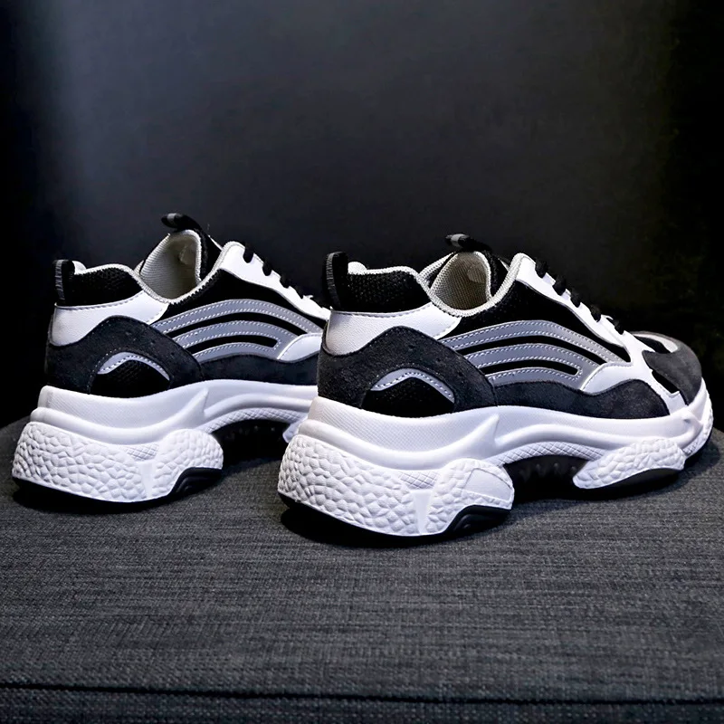 Женские кроссовки на массивной подошве модные дизайнерские дышащие платформе