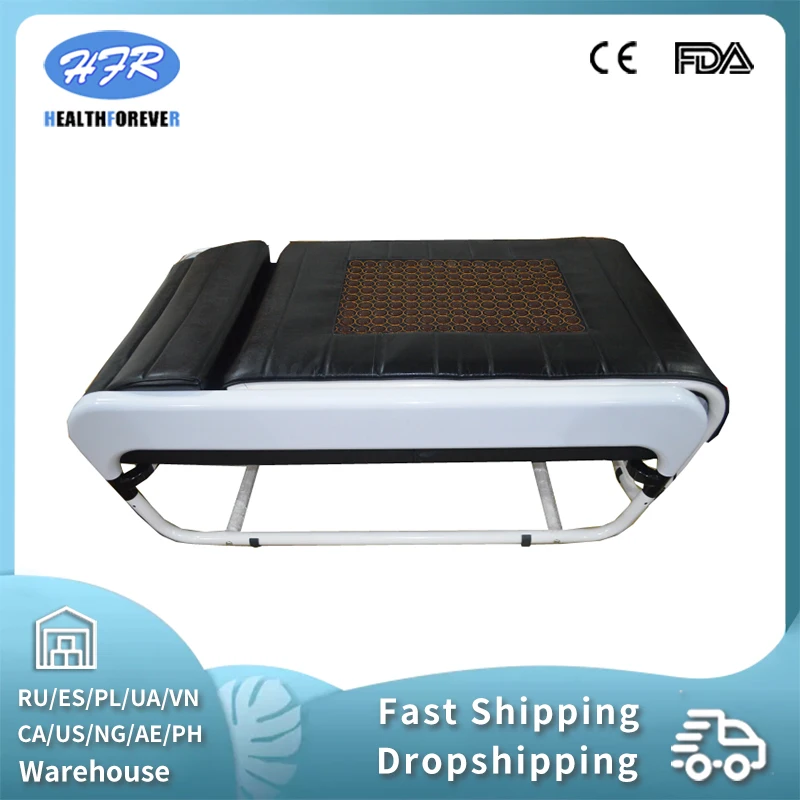 Массажный стол портативный шиацу инфракрасная терапия подогрев V3 массажная