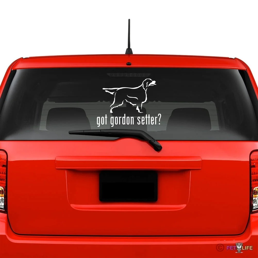 

Got Gordon Setter Windshield Sticker Vinyl Auto Window window decals