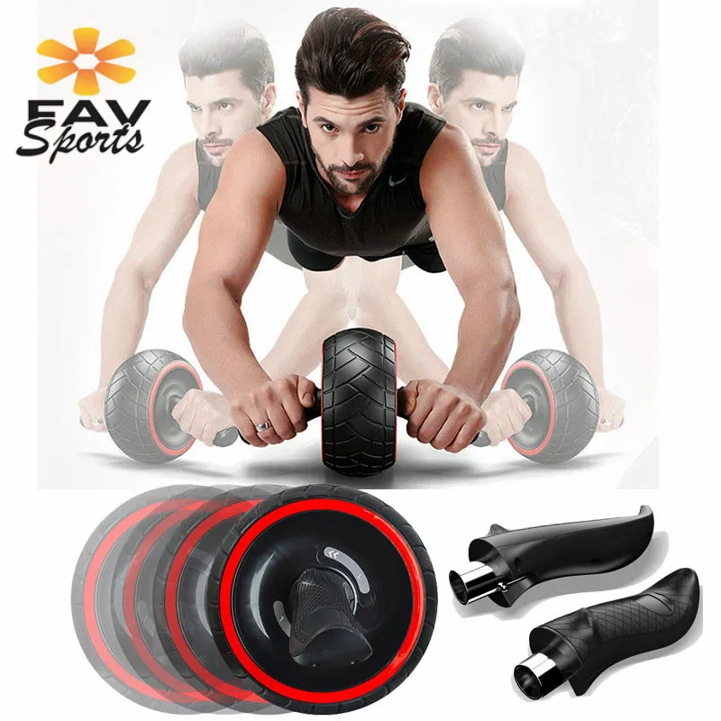 FAVSPORTS фитнес абдоминальное колесо без шума упражнения AB роликовый тренажер для