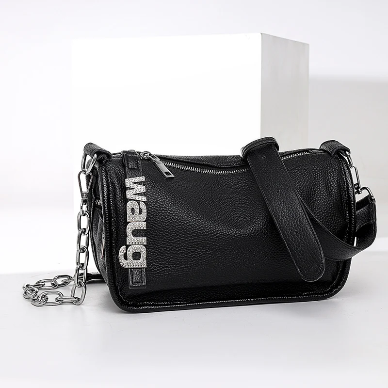 

Women Genuine Leather Shoulder bag Women's Bag Designer Cowhide Handbags Fashion Small Female Tote bag Luxury Lady Messenger Bag