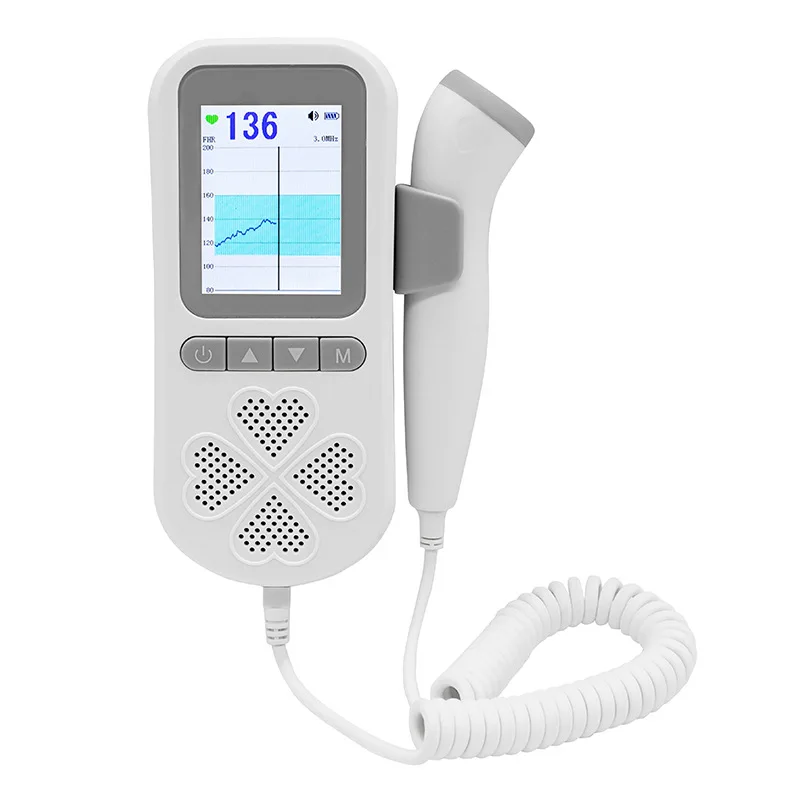 

Baby Monitor Fetal Doppler Ultrasound Fetus Doppler Detector Household Portable Sonar Doppler For Pregnant No Radiation