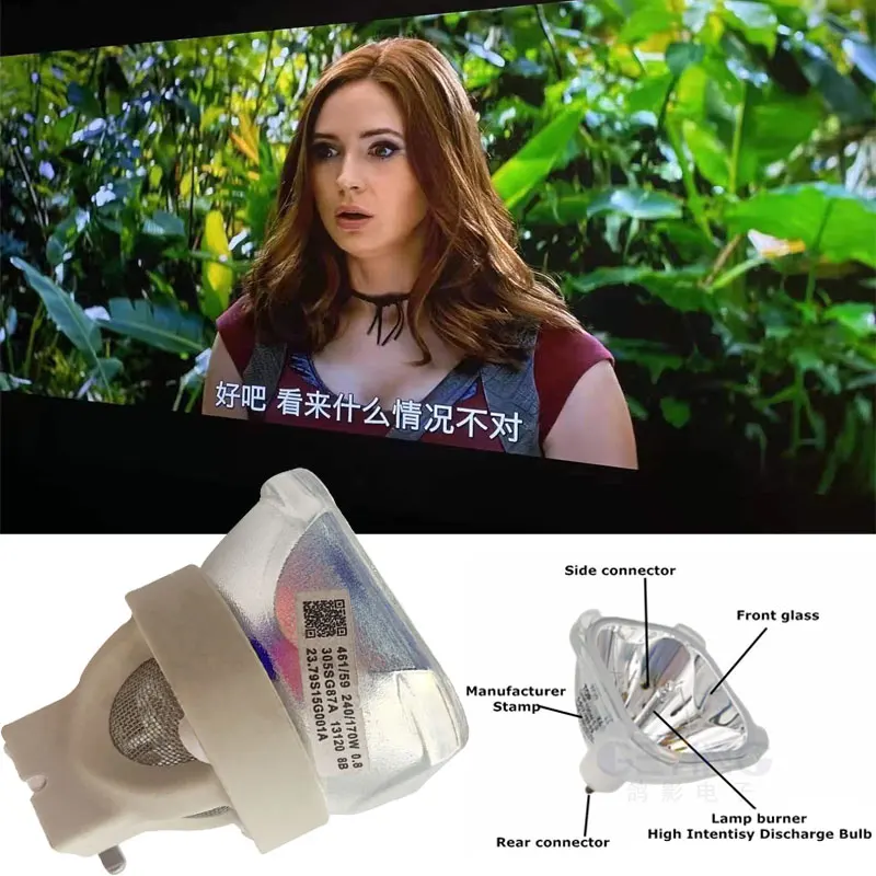 Оригинальная Сменная Лампа для проектора UHP 240/170W 0 8 фотовспышки/фотовспышки |