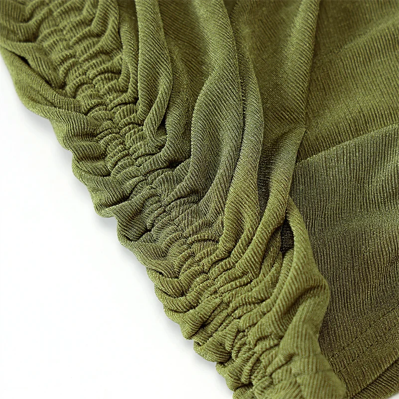 

2021 Female Fashion Solid Color Hollow High Waist Drawstring Tight Dress Women Sexy Suspender Short Dresses For Summer