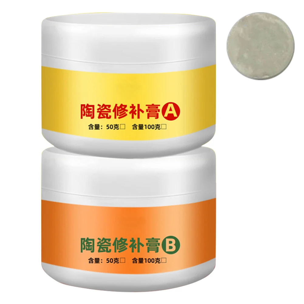 

Tile Repair Agent Paste Tub Repair Kit White Tile Shower Repair Kit for Fiberglass Porcelain Ceramic Fix Crack HFD889