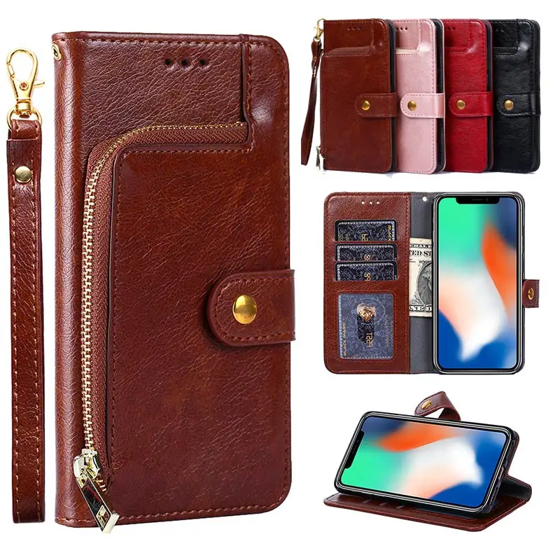 Fashion Flip Case Leather Cover For ASUS ZE552KL ZE553KL ZE554KL ZB601KL ZB602KL ZB603KL card Slot wallet bag magnetic | Мобильные