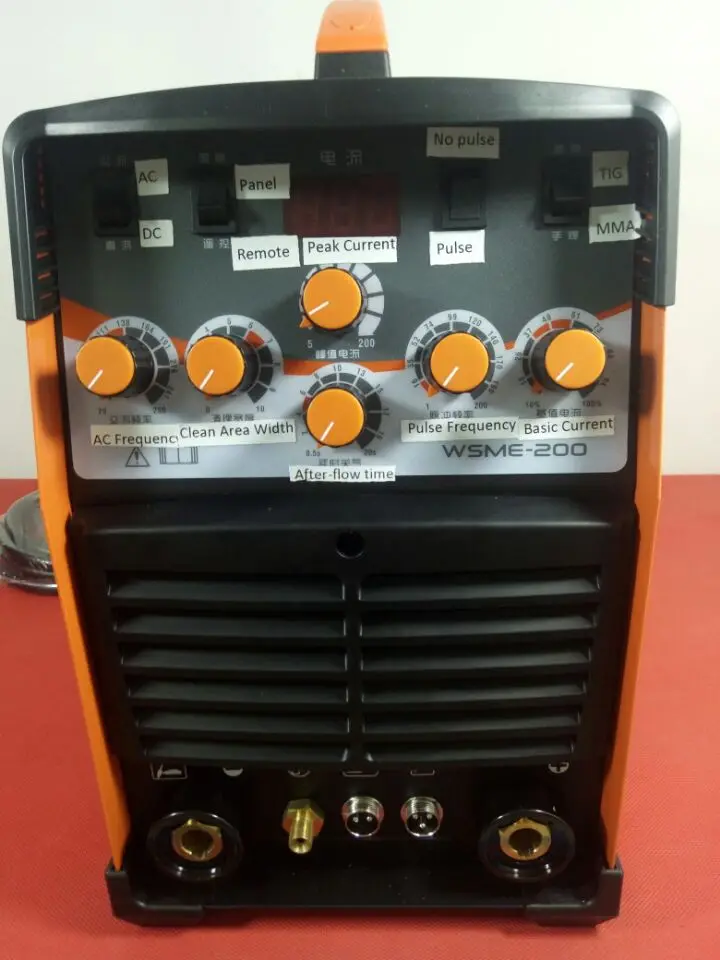 WSME 200 TIG AC DC 200P сварочный аппарат из алюминия 220V Brand new RH|pulse welding machine|pulse weldingdc tig |