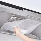 Одноразовый кухонный фильтр для масла, 24 шт., Нетканая поглощающая бумага, защита от дыма, хлопковый фильтр, вытяжка для плиты, защита вентилятора