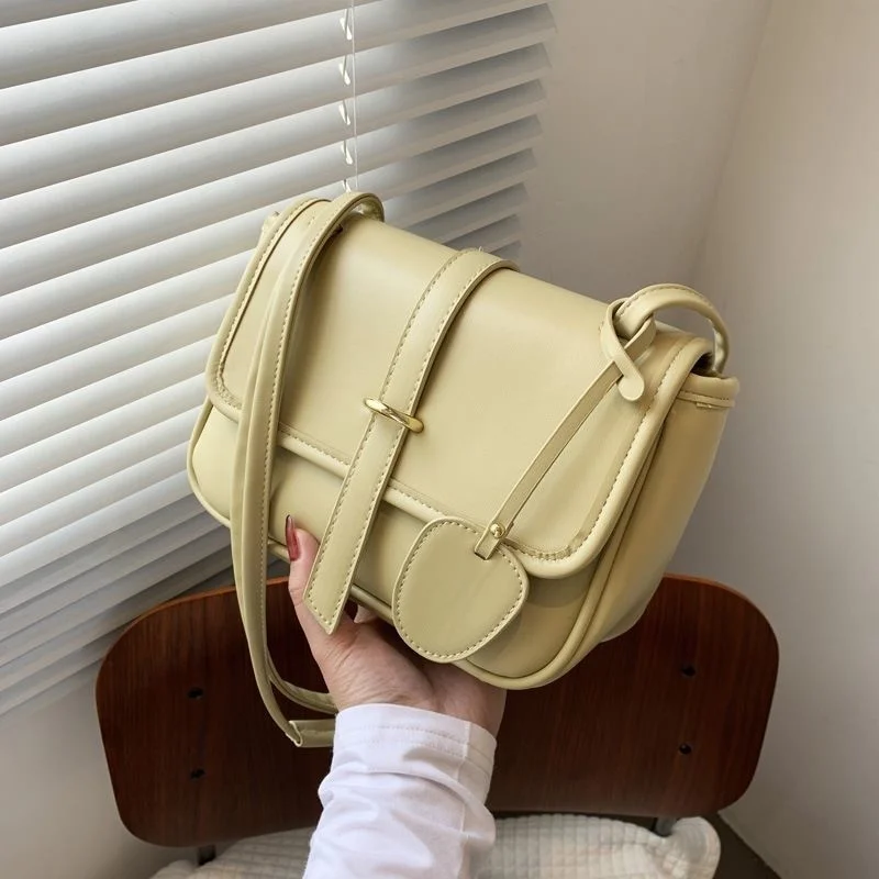 

Fashion New Solid Pu Leather Bags for Women Small Square Underarm Shoulder Crossbody Bag Female Handbags Women's Brand Tote