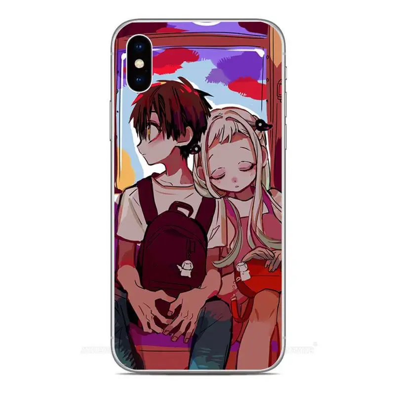 

FHNBLJ Anime Toilet-Bound Hanako-kun Phone Case For Clear-Iphone 5 5s se 6 6s 7 8 11 12 X Xs Xr Pro Plus Max Mini Cover