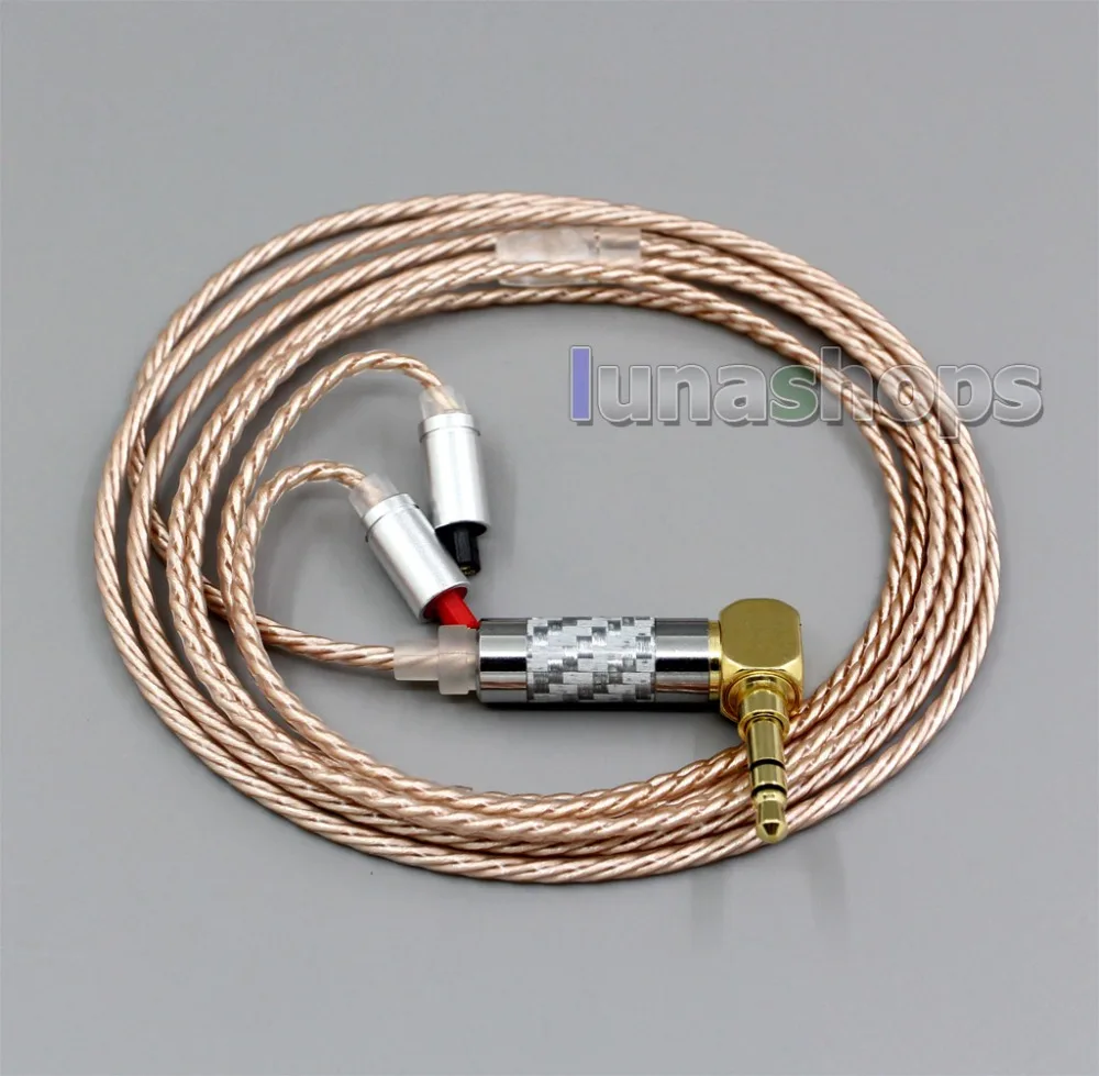 

LN006370 Hi-Res Silver Plated XLR 3.5mm 2.5mm 4.4mm Earphone Cable For Audio-Technica ATH-IM50 IM70 IM01 IM02 03
