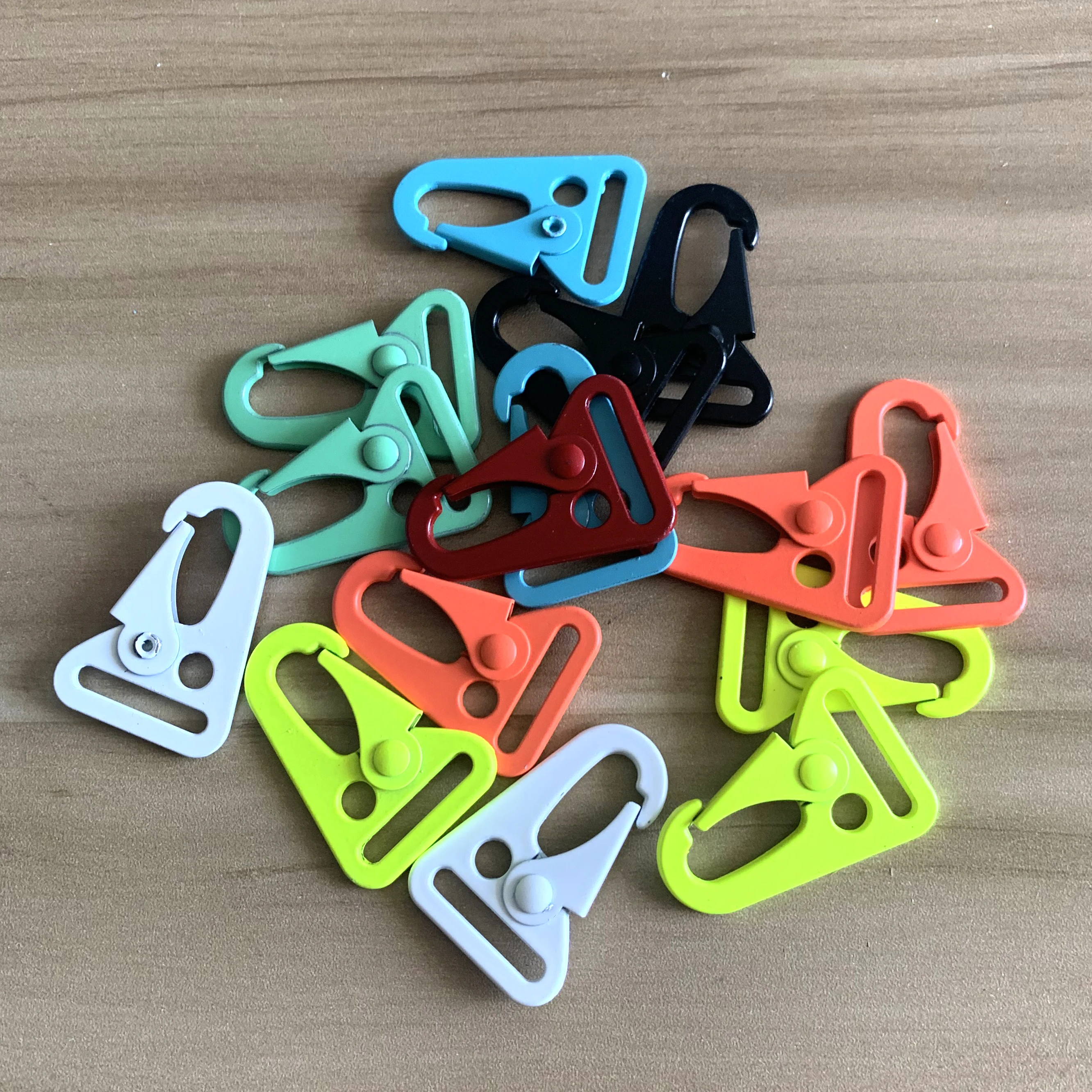 

10Pcs HK Type 1" Inch Sling Snap Hook Clips Rifle Strap Gun Attachment Carabiner Buckle