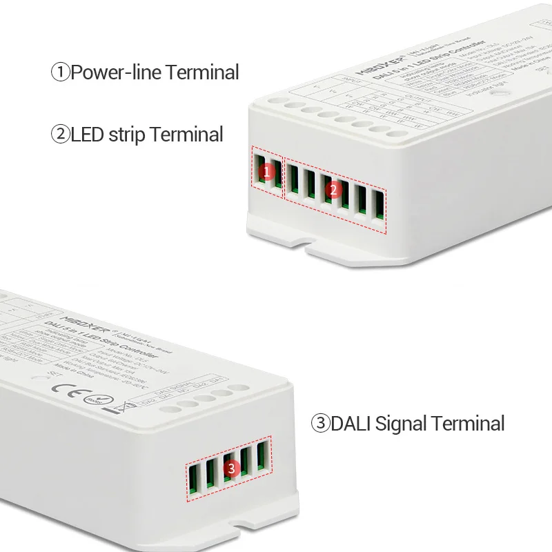 MiBOXER DALI 5 в 1 контроллер светодиодной ленты DL5 15A Одноцветный/CCT/RGB/RGBW/RGB + CCT диммер