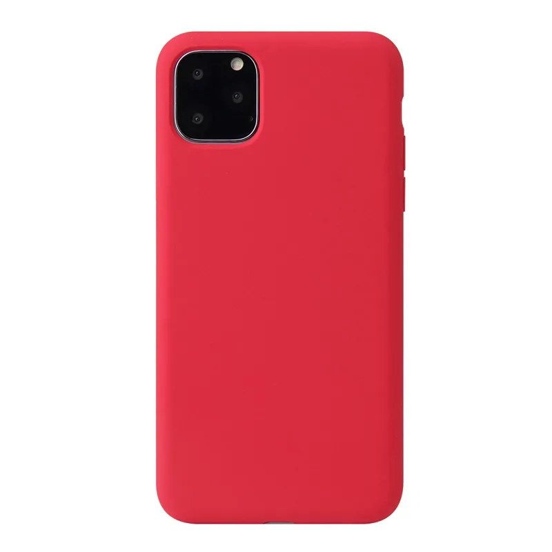 1:1 официальный Стильный силиконовый чехол для iphone 11 чехол 360 градусов полное покрытие для iphone 11 Pro Max новые чехлы - Цвет: rose red