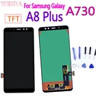 ЖК-дисплей A730 для Samsung Galaxy A8 Plus A8 + 2018, сенсорный экран с дигитайзером в сборе для A730F A730FDS A730x, запасные части