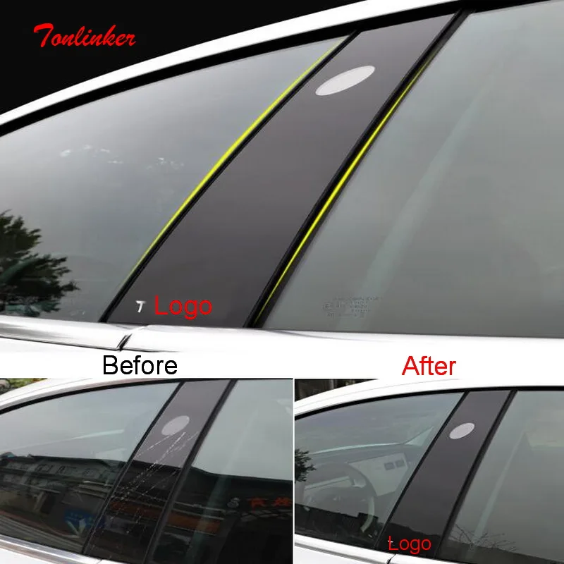 

Тонлинкер внешний автомобиль модификация окон столб крышка наклейка для TESLA модель 3 2017-2020 стайлинга автомобилей 2 шт. крышка ПК наклейка s