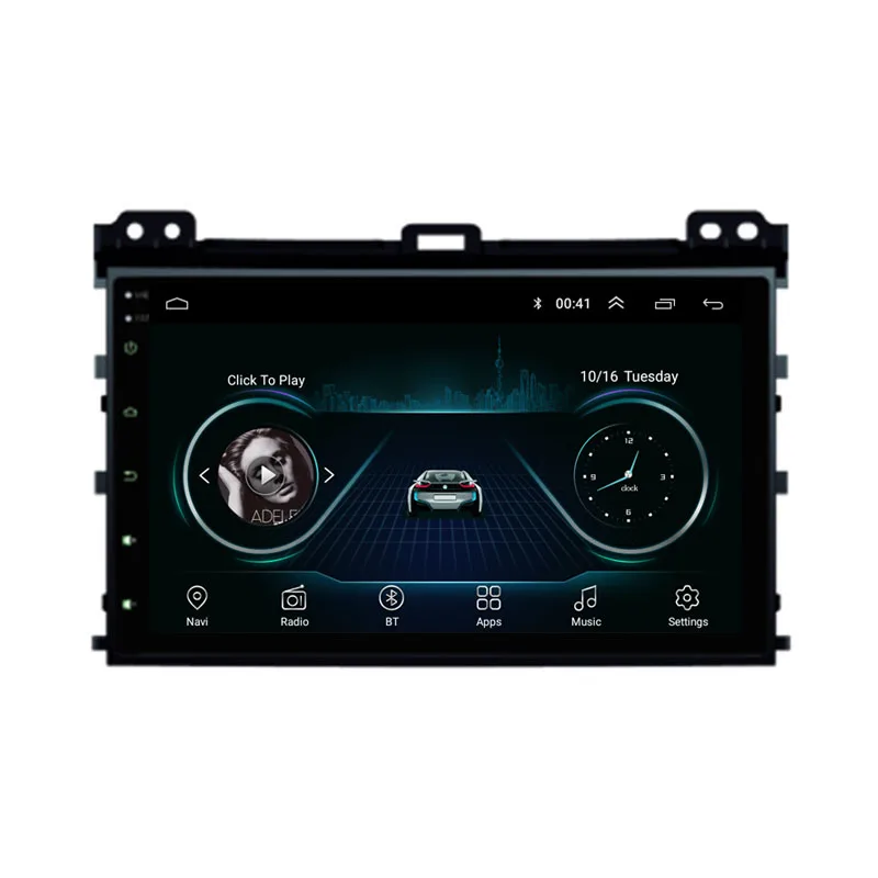 4G LTE Android 8,1 подходит для TOYOTA PRADO Land Cruiser 120 2003-2010 Мультимедиа стерео автомобильный dvd-плеер навигация gps радио