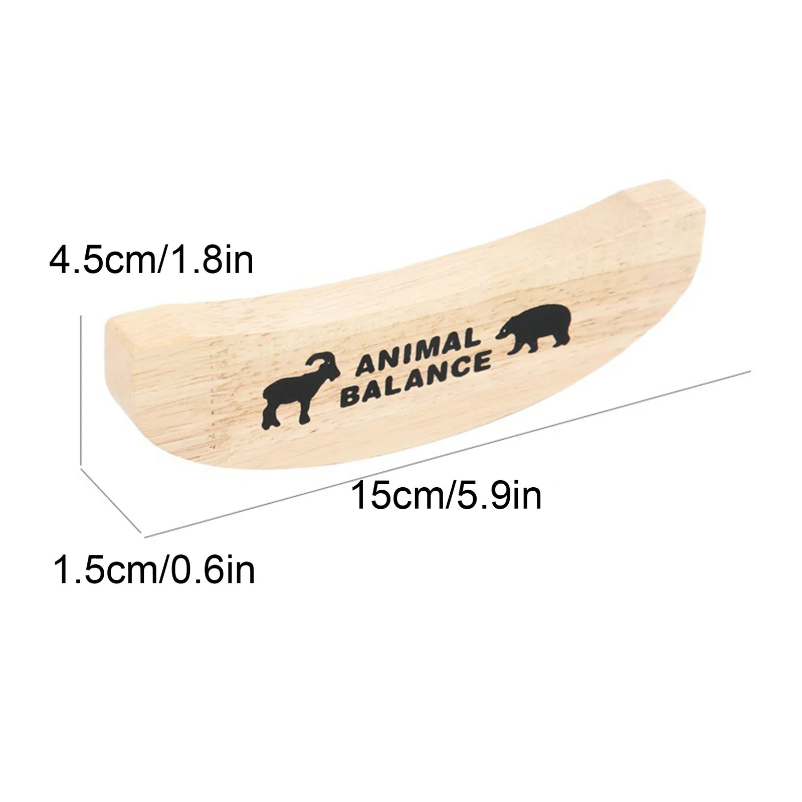 

Children Montessori Wooden Animal Balance Blocks Board Games Toy Dinosaur Educational Stacking High Building Block Wood Toy Boys
