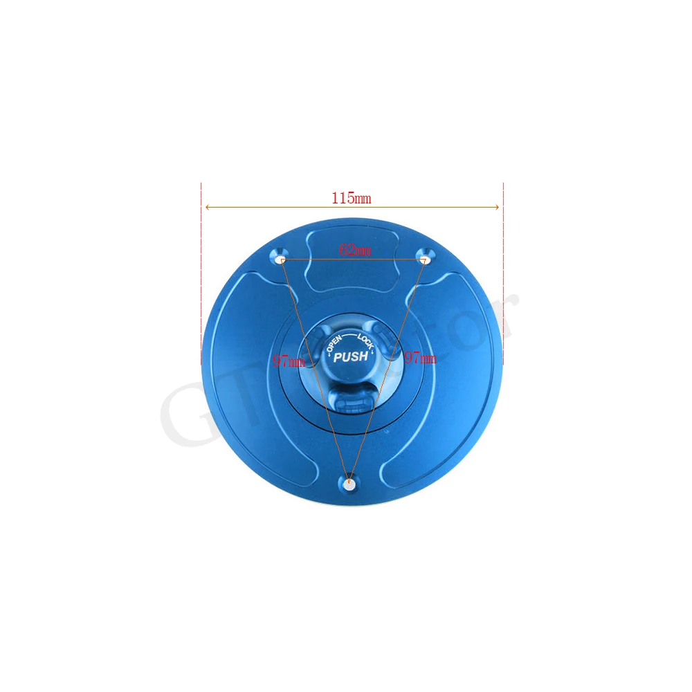 Новинка алюминиевые топливные баки GT для мотоцикла с ЧПУ крышка бака быстрой