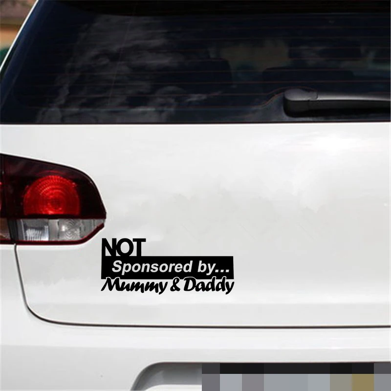 Наклейка будет 19*7 5 см не спонсируется родителями мамы и папы спонсорская