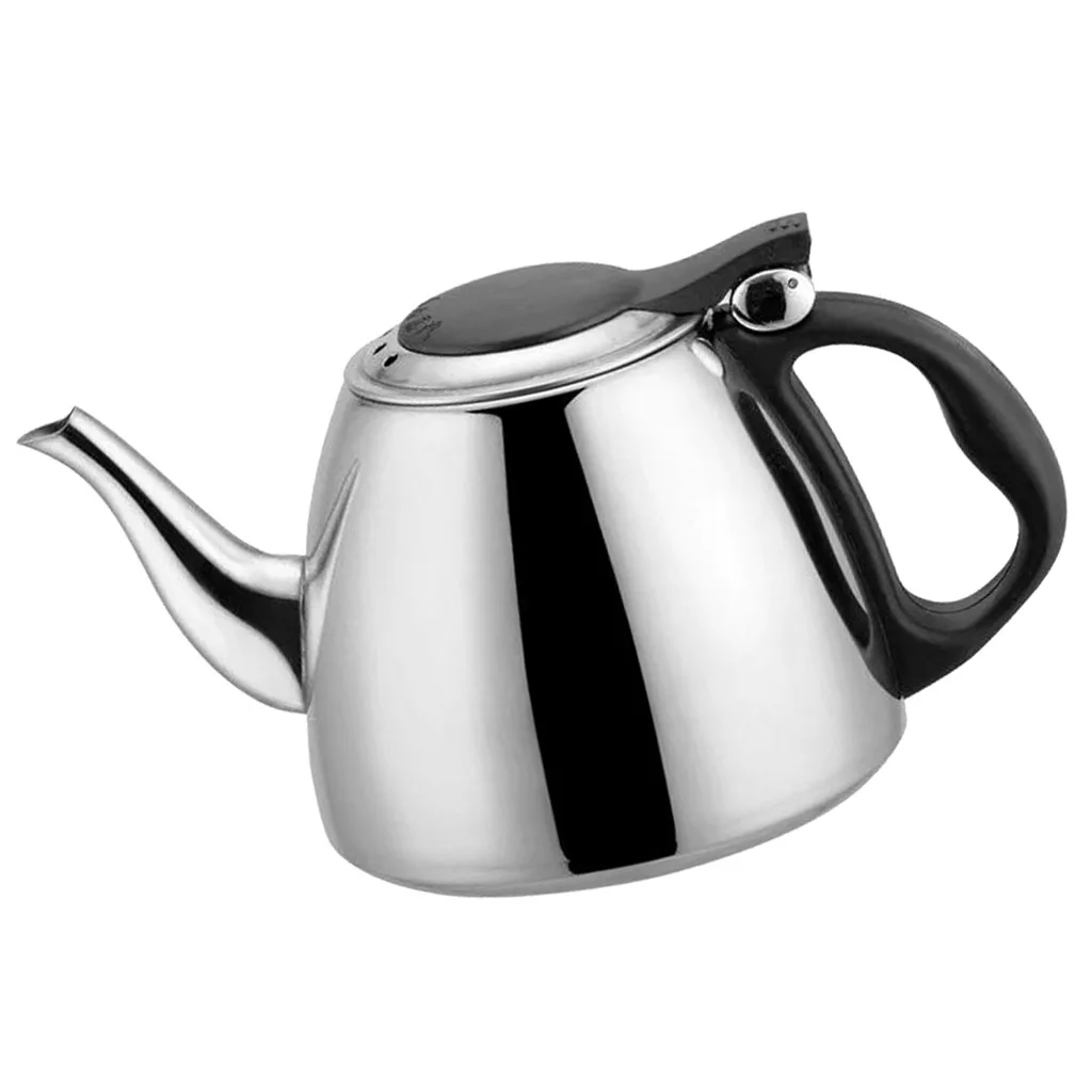 

Stainless Steel Teapot Teakettle Catering Restaurant Kitchen Teaware 1.2L