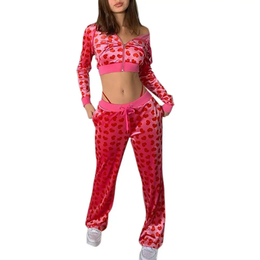 

Women Leisure Wear Set Long Sleeve Pullover Hoodie Top With Pants Tracksuit Women Chandal Mujer Rokken Tracksuit Women