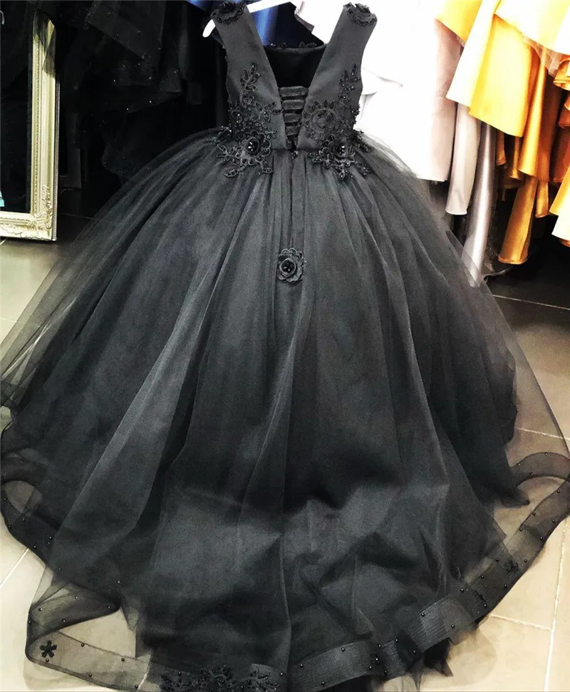 Платье для девочек черное на возраст 1 год | Свадьбы и торжества