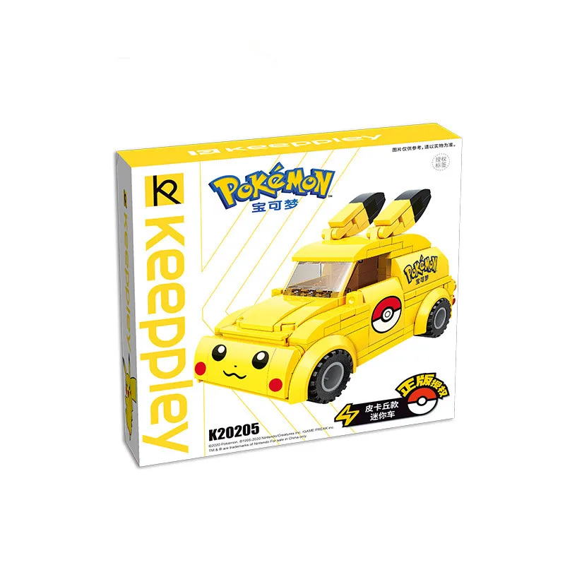 

PokÃ©mon Pikachu Enlightenment Building Blocks Lego Educational Toys Children's Cute Bus Cars