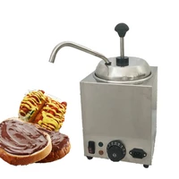 commercial electric soy sauce dispenser hot chocolate cheese jams warming machine 3l sauce bottle warmer chocolate melter