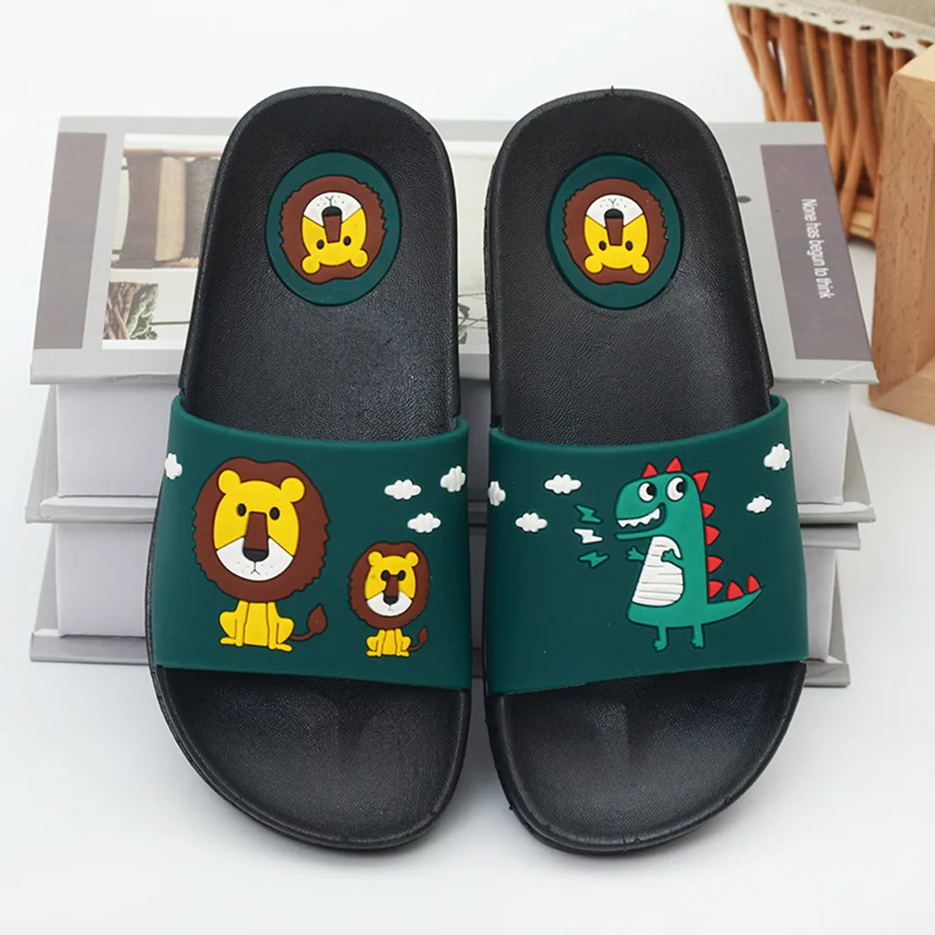 Женские домашние тапочки с милыми животными и фруктами Летняя женские босоножки