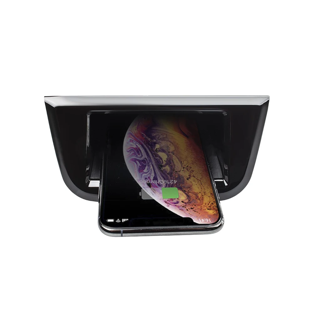 Автомобильное беспроводное зарядное устройство для Cayenne 9YA серия 2015-2019 IPhone 11s Samsung