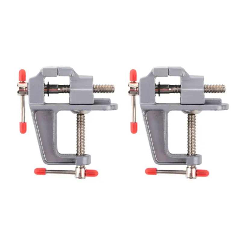 2 шт. Настольный зажим маленькая скамейка тиски новый модернизированный чугунный
