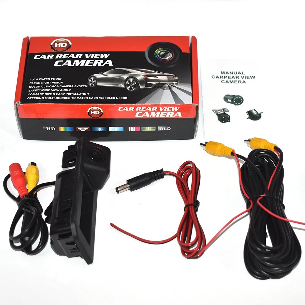 ZJCGO HD Car Rear View Reverse Back Up Parking Trunk Handle Camera for Porsche Cayenne PO536 Seat Arona Ateca 2018 2019 2020 | Автомобили