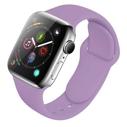 Силиконовый ремешок для Apple Watch 38 мм 42 мм спортивный браслет резиновый ремешок для Iwatch 5 4 44 мм 40 мм для Apple Watch 3 2 1 - Цвет ремешка: color 32