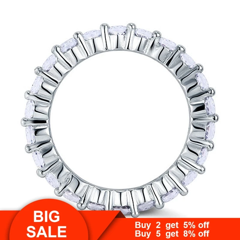 Кольцо на палец для тенниса Vecalon искусственное серебряное кольцо с овальной