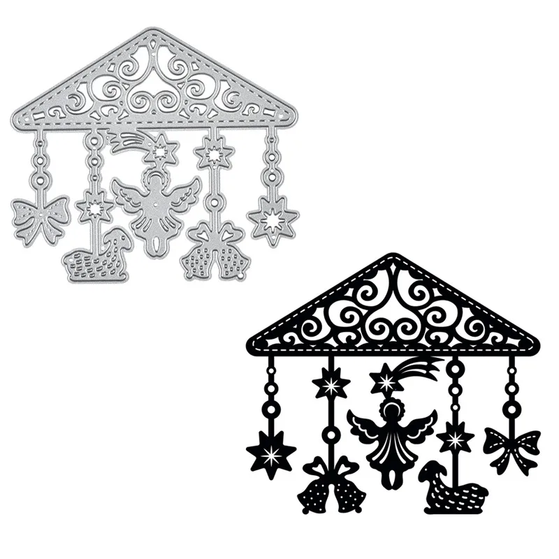 Металлические Вырубные штампы Kokorosa с изображением границы ангела Счастливого