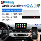Беспроводной Carplay для Audi A5 MMI 3G MIB 2011 2012 2013 2014 2017 2019 поддержка развлечений Мультимедиа GPS навигация Авто реверс