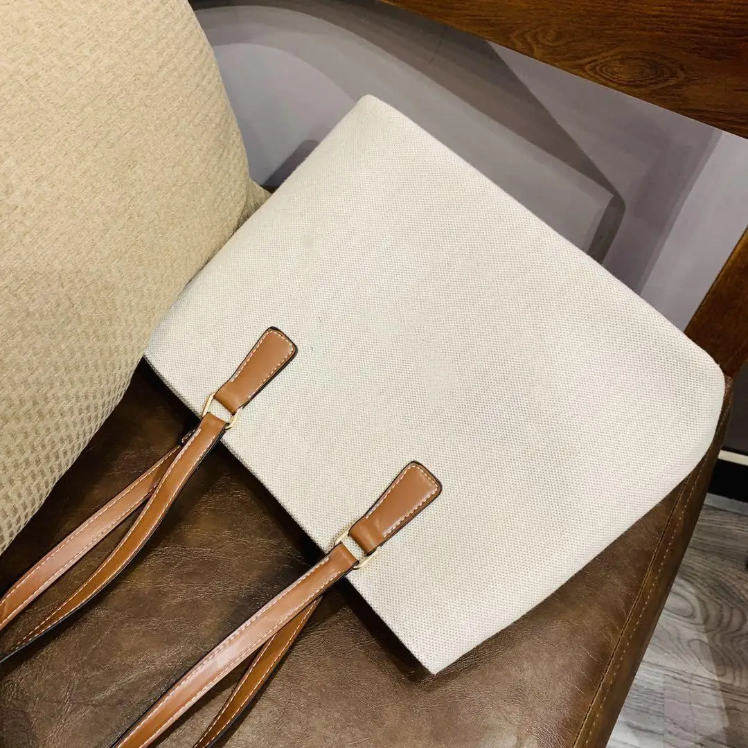 

Unisex canvas beach bag straw totes fashion travel shopper portable large capacity one-shoulder messenger backpack duffel