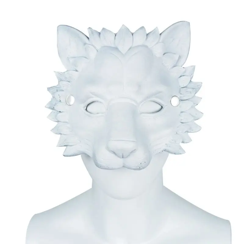 Популярная маска льва для Хэллоуина маскарадный реквизит пушистый костюм