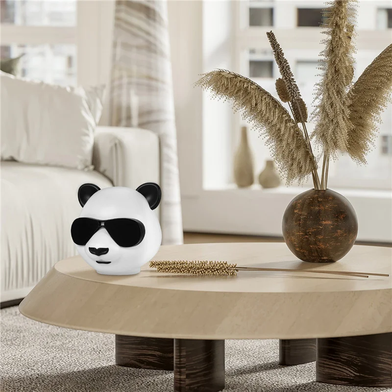 Panda Bluetooth Speaker Tandem Wireless Subwoofer 360-Degree Stereo Surround Sound Support AUX\TF\U Disk Creative Gift - купить по