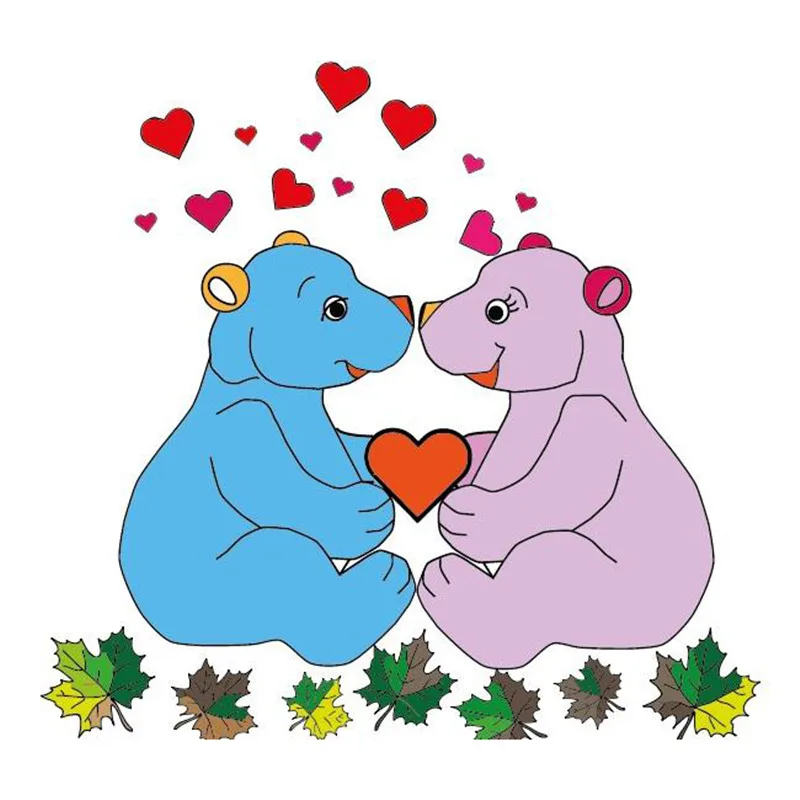 Цветок животное письмо листья автомобиль силиконовый прозрачный штамп печать