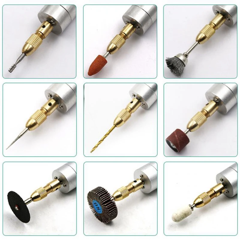 GTBL Мини Dc 5 V-6 V 180 ручной Электрический миксер для теста ручная дрель Usb Rotary Tool Set с 0,4-3,4 трехкулачковый патрон и шестигранный Wrenchfor дерева нефрита Je