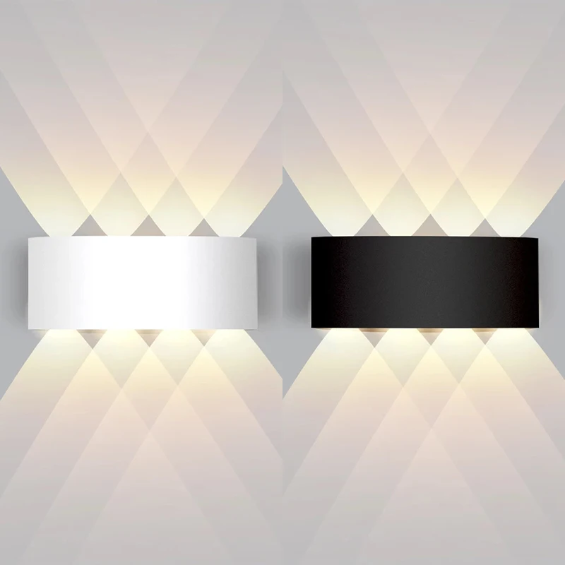 

Aluminum Led Wall Lamp IP65 Waterproof Up Down Wall Light Indoor Bedroom Livingroom Wall Lamp For Home Stair Corridor Lighting
