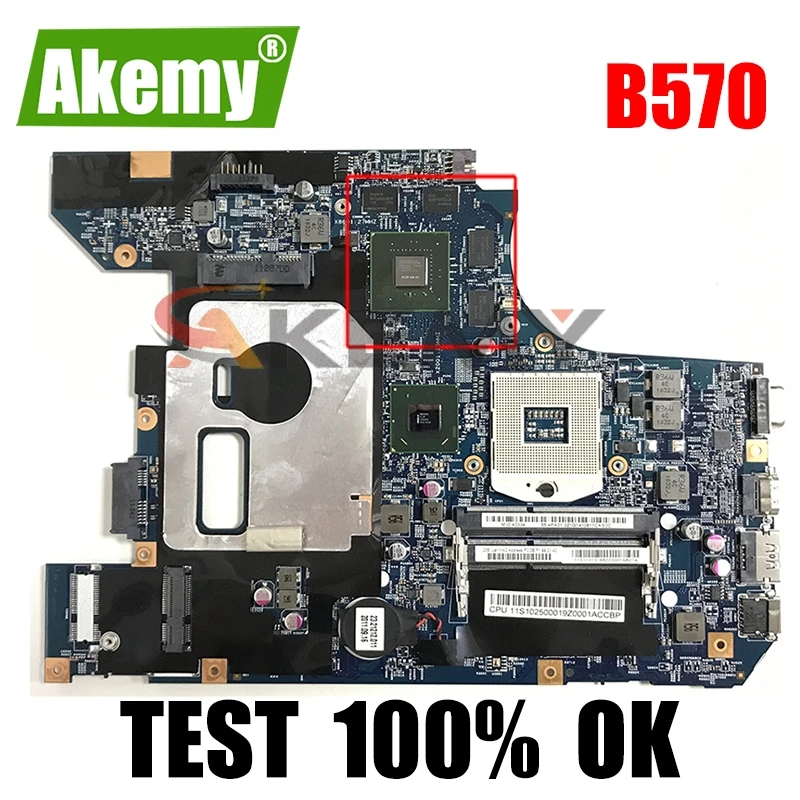 

Материнская плата для ноутбука LENOVO B570 V570 B570Z HM65 N12P-GS-A1 материнская плата 10290-2 48, 4pa01. 021 LZ57