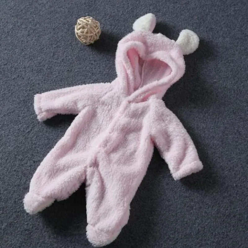 Комбинезон для новорожденных зимний костюм одежда маленьких мальчиков теплая из